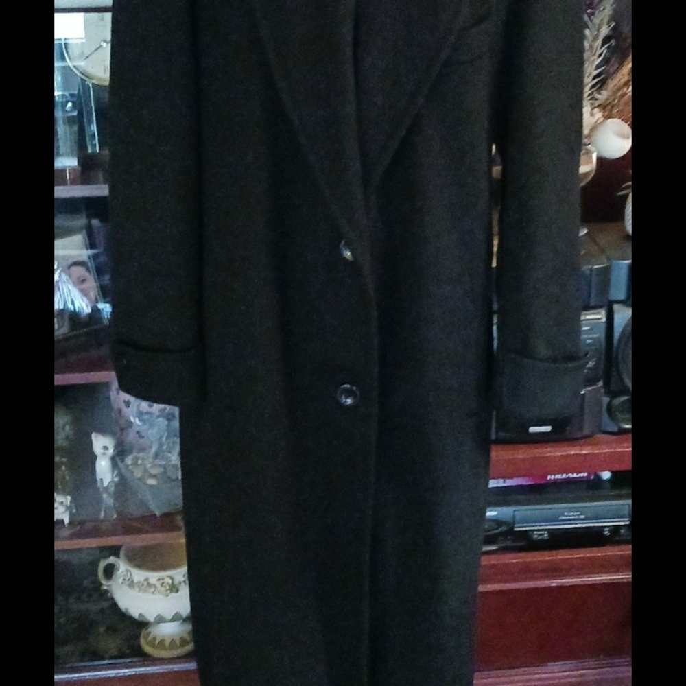 Classic Black Wool Coat
